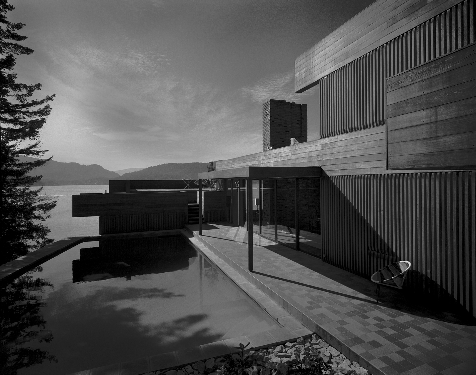 Graham Residence, Erickson/ Massey Architects, 1962. Photo: John Fulker, 1967. Collection of West Vancouver Art Museum.