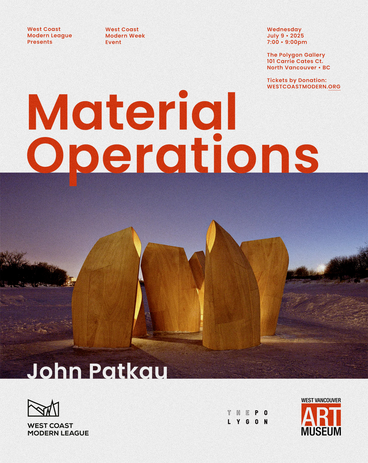 John Patkau: Material Operations – 2025.07.09