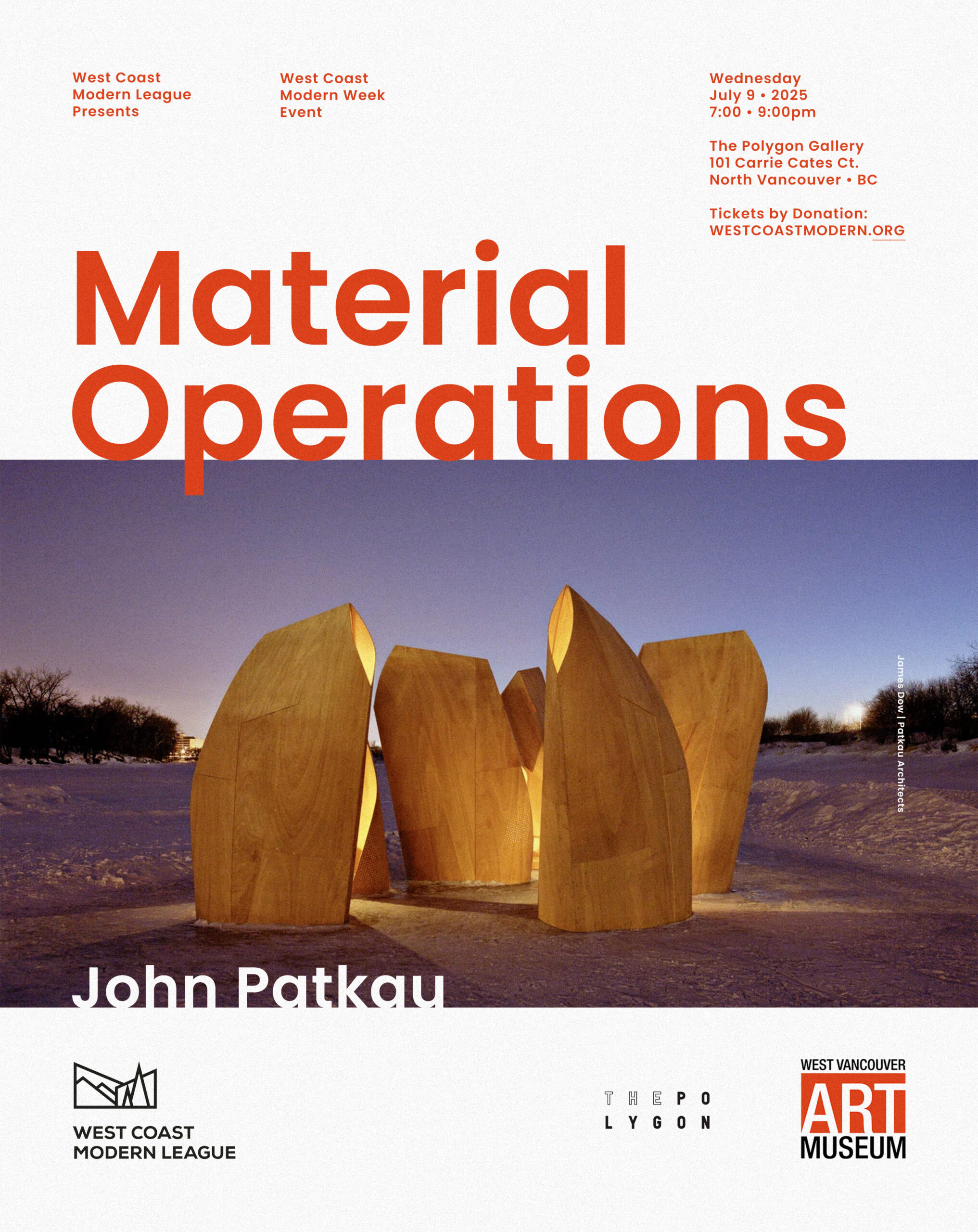 John Patkau: Material Operations – 2025.07.09
