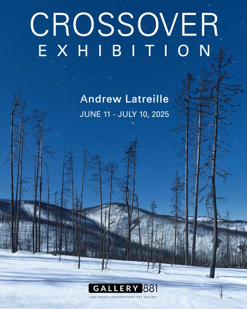 Gallery 881 is presents Crossover, anevocative solo exhibition of new
photographic work by Canadian-Australian artist Andrew Latreille.